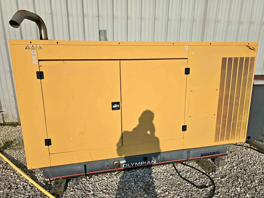 Olympian G100F3 Natural Gas Generator – 100 kW – Low Hours – Used