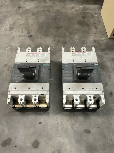 Siemens 1600A & Westinghouse 2500A Circuit Breakers – Qty 4 Available