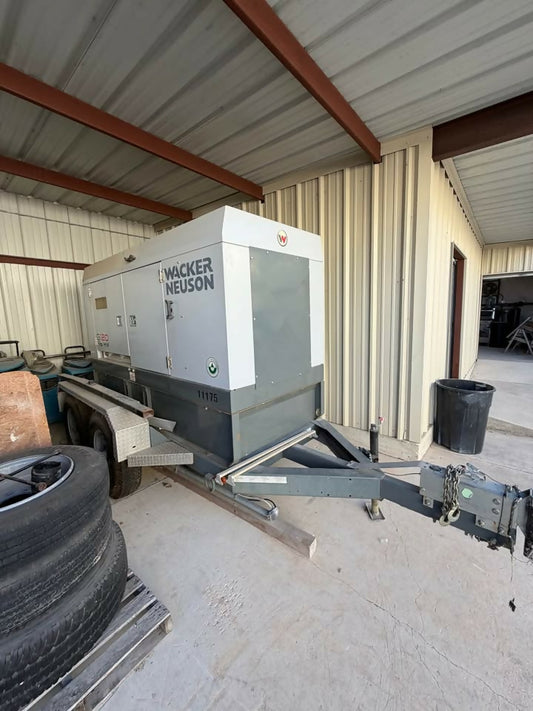 Wacker Neuson G120 Mobile Diesel Generator Trailer – 2014