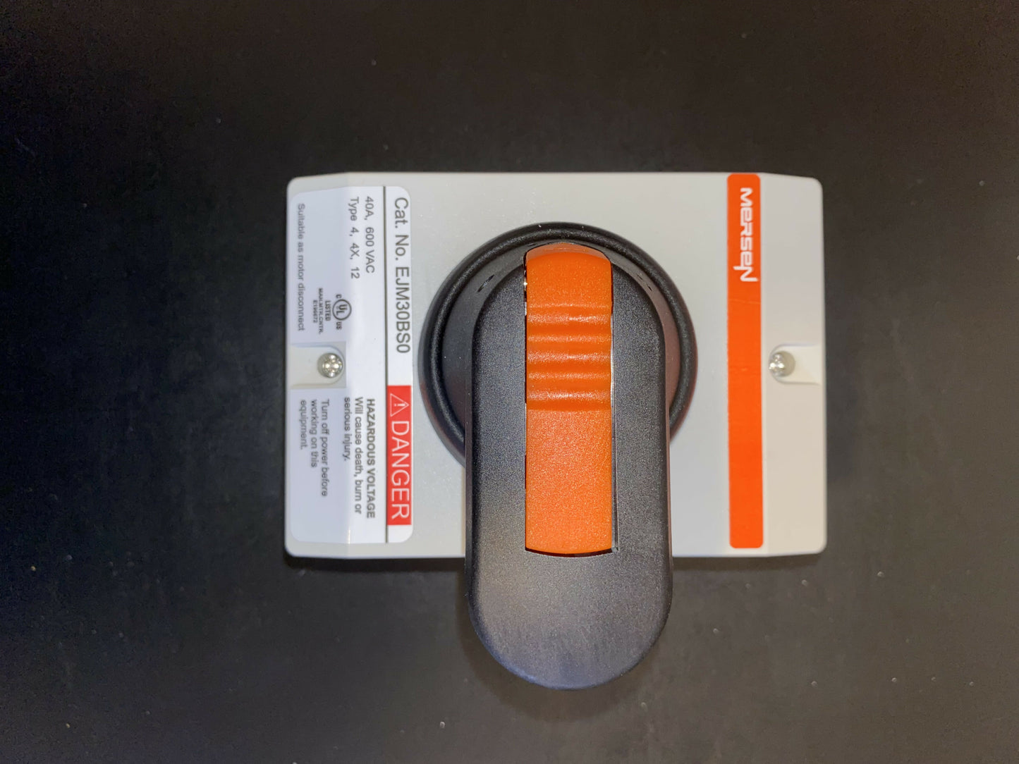 Mersen non-fusible enclosed disconnect switch, new — Electrical Trader