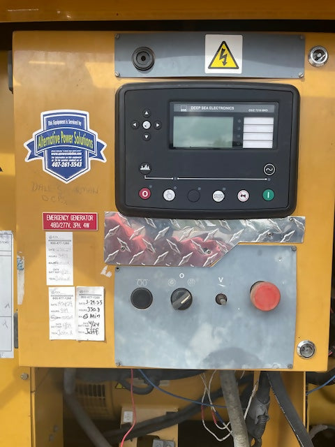 100kW CAT Olympian Diesel Generator – 480V 3 Phase (2002, Low Hours)