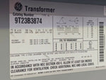 GE 9T23B3874 75kVA Transformer 480V 3-Phase w/ Siemens HF361 Safety Switch