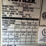 Kohler 100kW natural gas generator set with transfer switch (100RZG), used — Electrical Trader