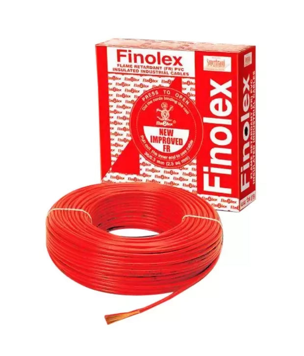 Finolex Gold 1.5 Sq.mm 1 Core Flame Retardant (FR) Industrial Cable Red (90 m)