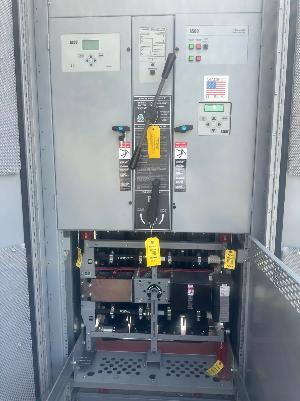 ASCO AUTOMATIC TRANSFER SWITCH 800A 1200A 1600A 4000A 7000 series