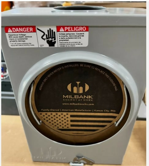 Milbank U7487-RL-TG-KK Terminal Ringless Meter Socket 2