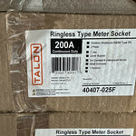 Talon ringless meter socket, 200A outdoor (40407-025F), new (2023) — Electrical Trader