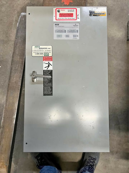 ASCO Series 300 Automatic Transfer Switch 200A 208V 3 Phase