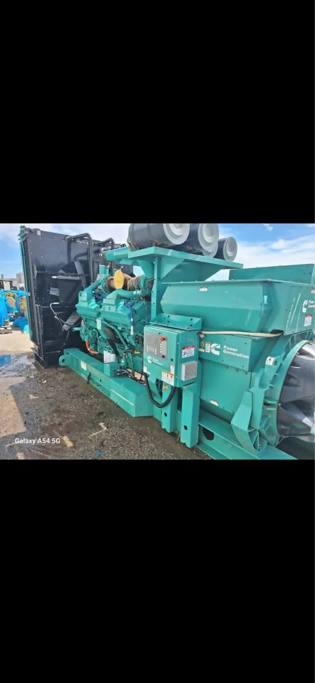 2007 Cummins 2250 kW Diesel Generator – 12.47 kV – Drop-Over Enclosure Included - New