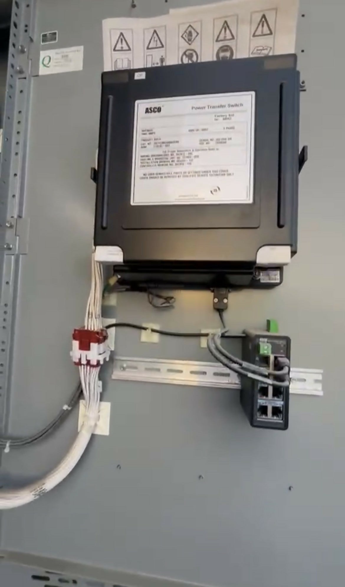 ASCO AUTOMATIC TRANSFER SWITCH 800A 1200A 1600A 4000A 7000 series
