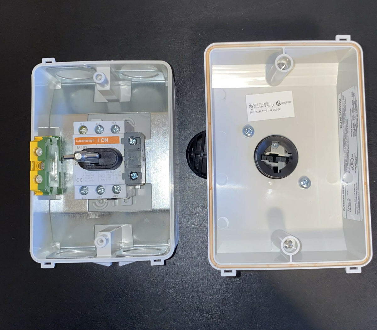 Mersen non-fusible enclosed disconnect switch, new — Electrical Trader