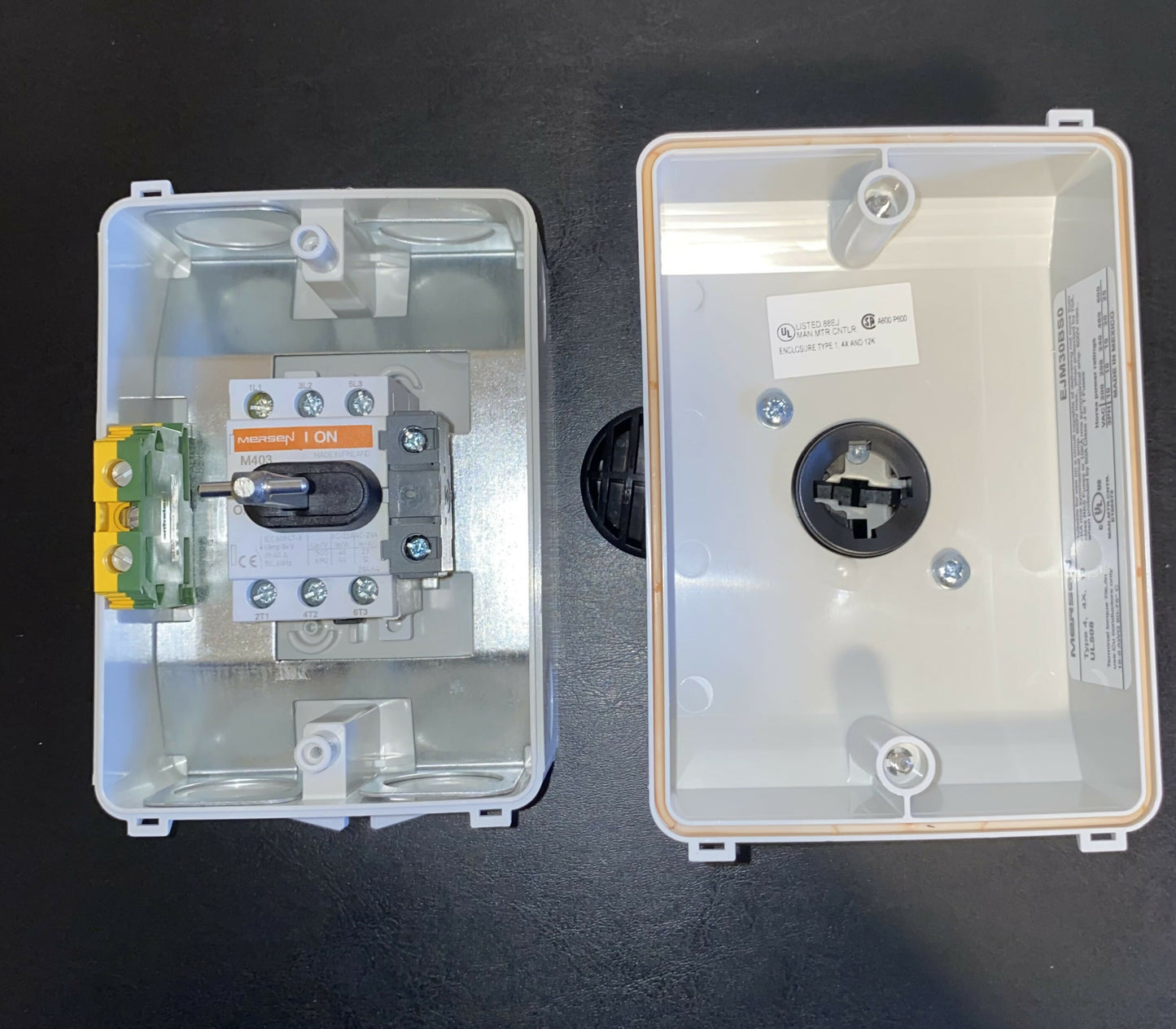Mersen non-fusible enclosed disconnect switch, new — Electrical Trader