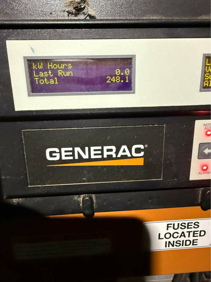 2007 Generac 70 kW Diesel Generator – 3 Phase – 480V – 242 Hours