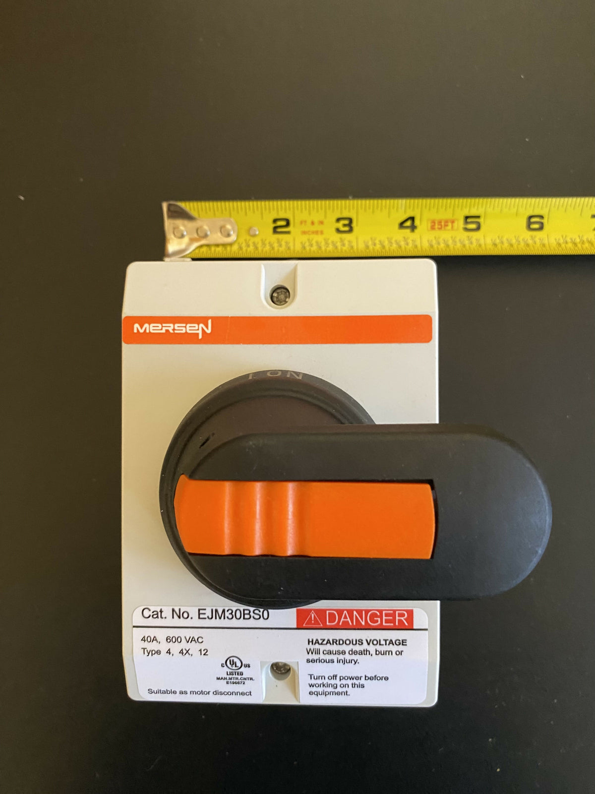 Mersen non-fusible enclosed disconnect switch, new — Electrical Trader