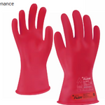 Tilsatec Pulse™ Class 0 Electrical Insulating Glove - Red, 11", Straight/Beaded Cuff, Size 7 (24-0010)