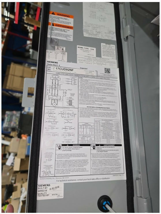 Siemens Combo Mag Starter 17CUD92NF 3