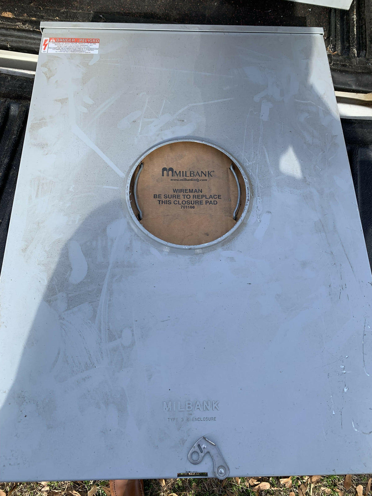 Milbank Type 3R CT-rated meter enclosure, 600A outdoor, new (2017) — Electrical Trader