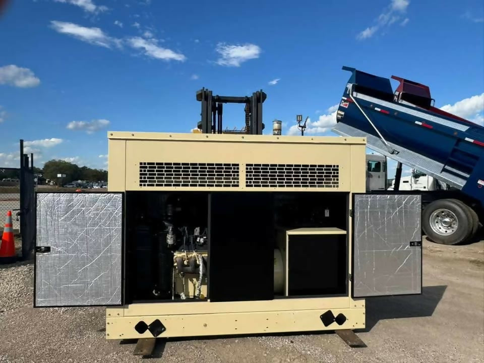 Kohler 100kW natural gas generator set with transfer switch (100RZG), used — Electrical Trader