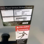 ASCO AUTOMATIC TRANSFER SWITCH 800A 1200A 1600A 4000A 7000 series