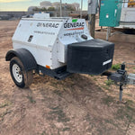 Generac MLG20 towable diesel generator, 20kW single-phase (Isuzu 4LE1), used (2014) — Electrical Trader