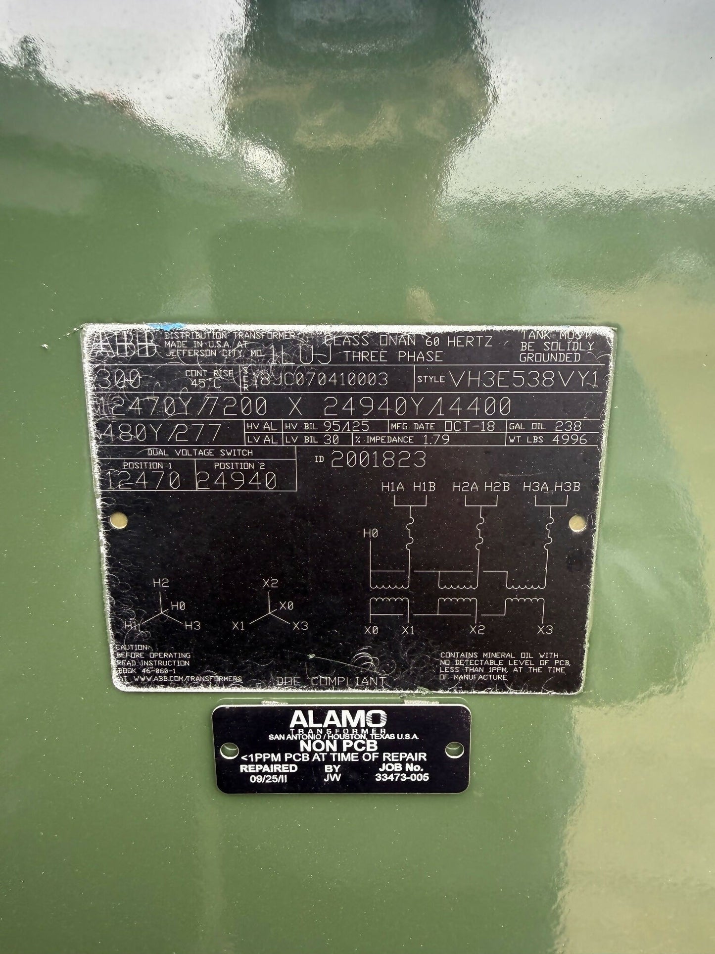 300 KVA Refurbished Transformer TWACS