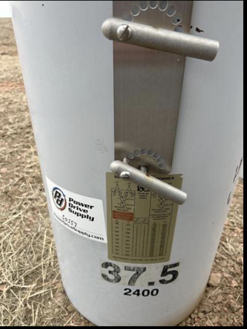 Southwest Electric Single-Phase Distribution Transformer – 37.5 kVA