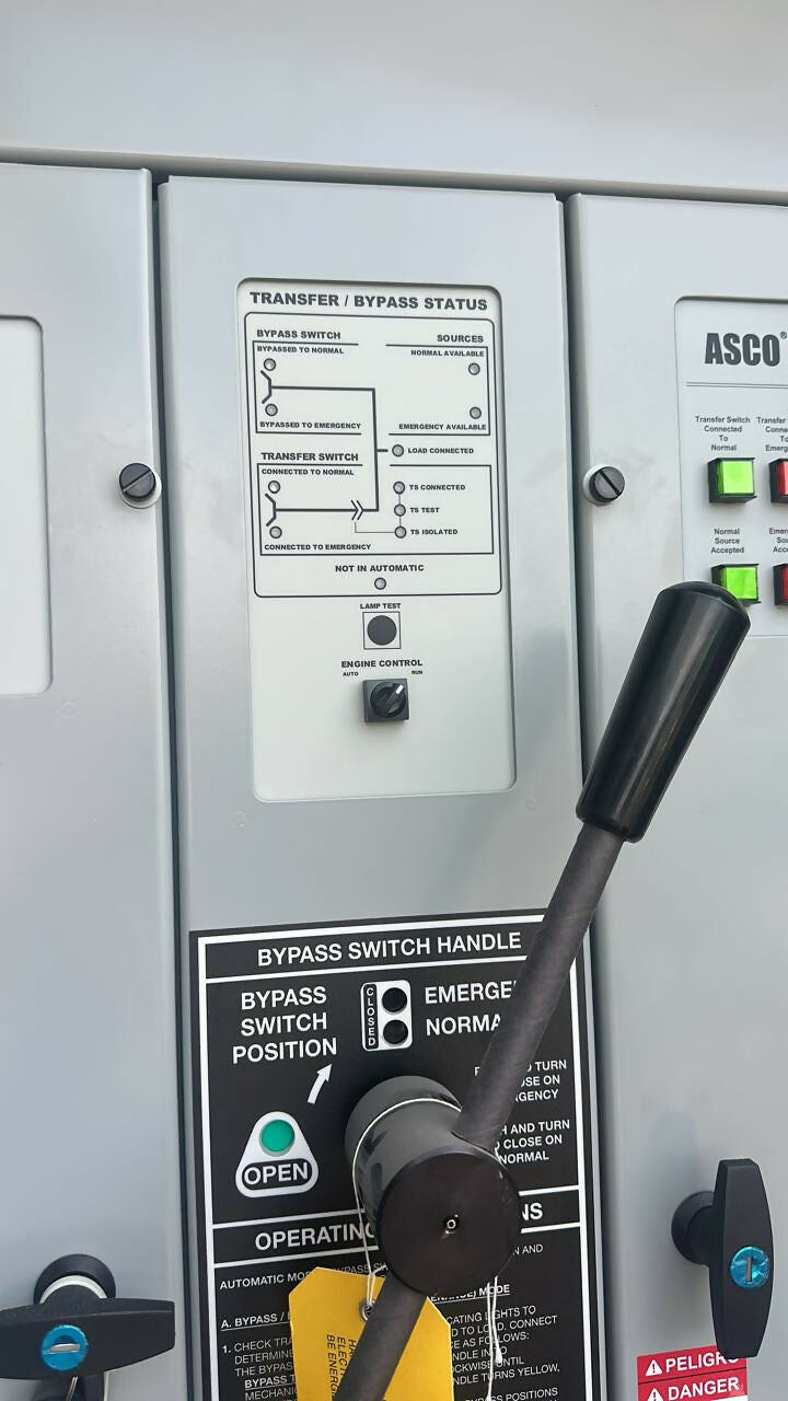 ASCO AUTOMATIC TRANSFER SWITCH 800A 1200A 1600A 4000A 7000 series