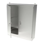 Stainless Steel Enclosure 72x48x24 Type 4X, A724824SSFSDN4, 2 Doors with back panel, NEW