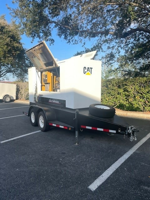 Caterpillar Olympian D100P2 100kW / 125 kVA portable diesel generator, multi-voltage, used (2002) — Electrical Trader
